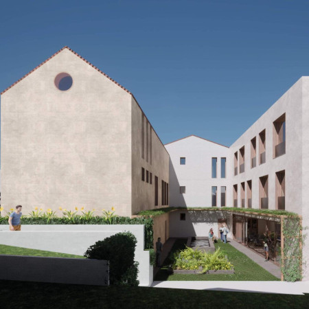 Limestone Facade and Terracotta Roofs Create a Harmonious Residential Community for Elders