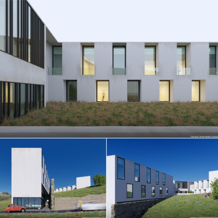 Charred Wooden Shingles and Cross-Laminated Timber Panels Define a Community-Centric Urban Retreat