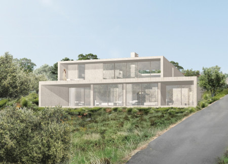 Embracing Nature With Exposed Concrete and Native Flora in a Tranquil Retreat  