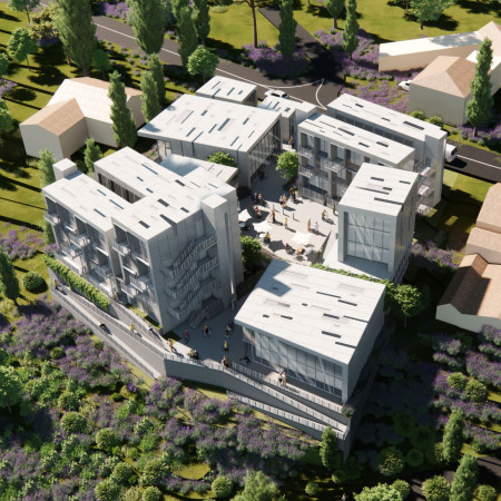 Charred Wooden Shingles and Native Flora Create a Welcoming Senior Living Community