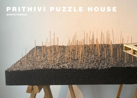 Charred Wooden Shingles and Reinforced Concrete Define Sustainable Living Space
