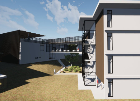 Bamboo Louvers and Green Roofs Enhance Community Living in Sustainable Senior Facility