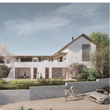 Rammed Earth Walls and Terracotta Roofing Enrich a Sustainable Culinary Experience