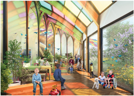 Cross-Laminated Timber Panels Transforming Childhood Care in a Nature-Inspired Environment