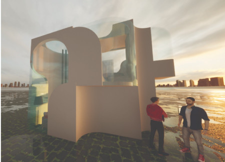 Curvilinear Shelters Crafted From Thermoplastic Panels in a Community-Centric Design