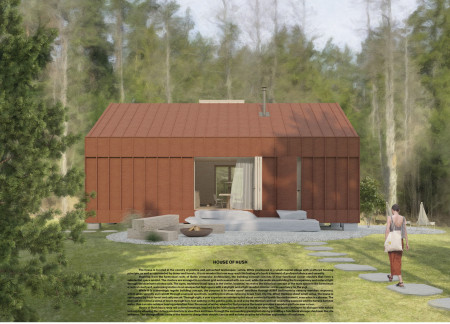 Weathered Steel and Laminated Timber Create a Sustainable Coastal Retreat  