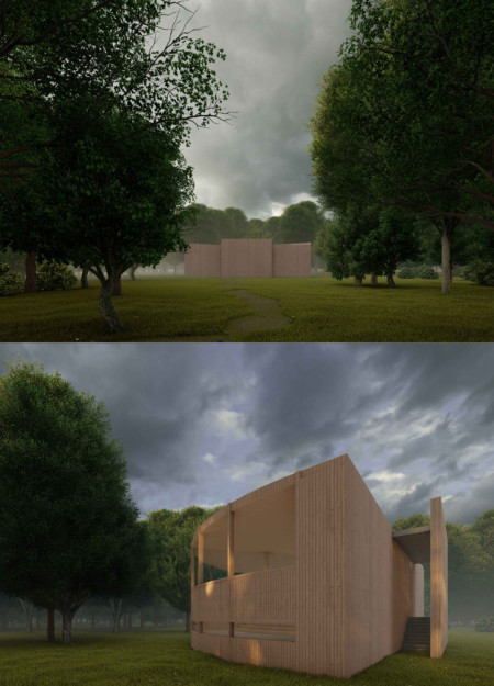 Charred Wooden Shingles and Cross-Laminated Timber Panels Create a Serene Wellness Retreat in Harmony With Nature