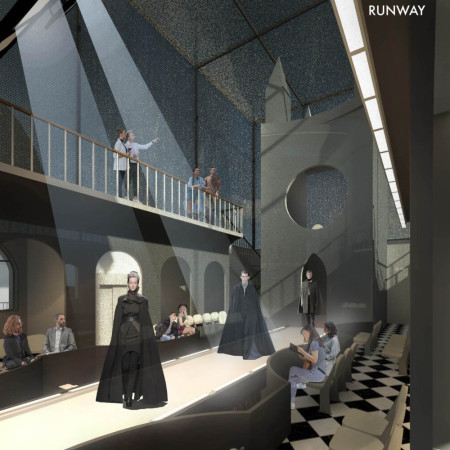 Brick and Glass Fusion Creating Collaborative Workspaces in a Fashion Design Hub