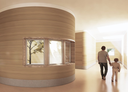 Charred Wooden Shingles and Natural Light Create a Nurturing Environment in a Children’s Hospice  
