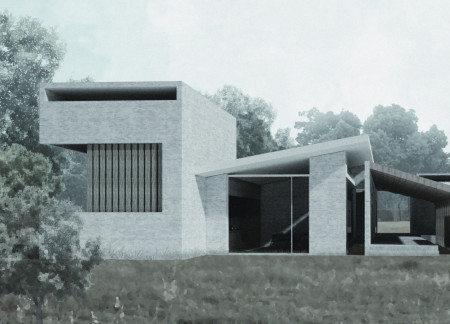 Natural Ventilation and Earth-Toned Concrete Define a Unique Residential Retreat