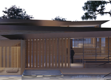 Rammed Earth Walls and Green Roofs Create a Harmonious Guest Experience in a Natural Setting