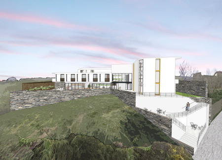 Sustainable Clay and Schist Retreat Offering Therapeutic Community Spaces in the Heart of Leiria