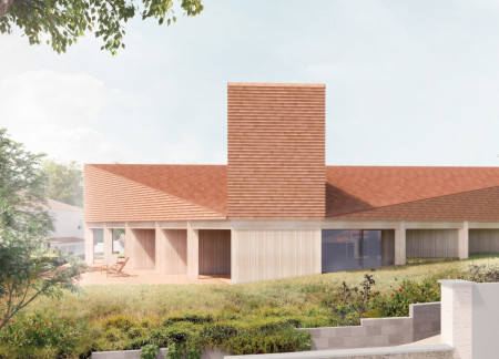 Charred Wooden Shingles and Cross-Laminated Timber Define a Sustainable Guesthouse in Rural Spain