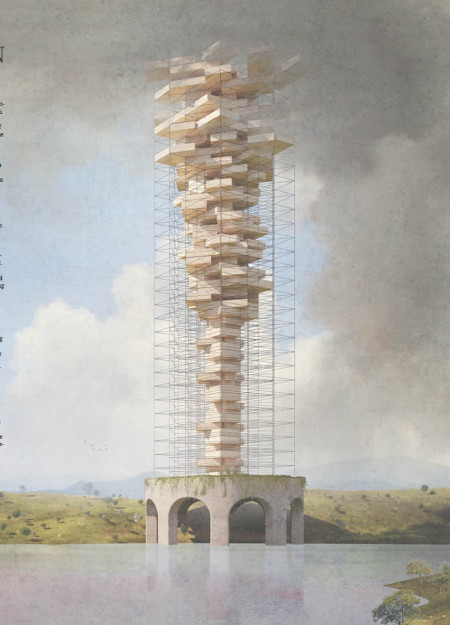 Charred Wooden Shingles and Vertical Timber Architecture Crafted for Community Engagement
