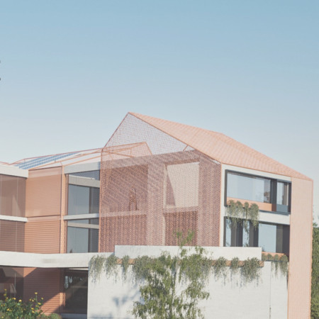 Ceramic Facades and Natural Stone Create a Welcoming Community Space for Seniors
