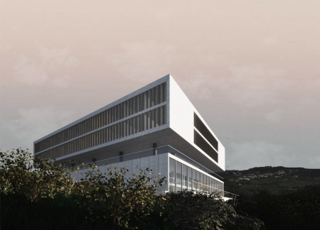 Mobile Panels and Rainwater Systems Create a Harmonious Community Space Among Hillside Landscapes  