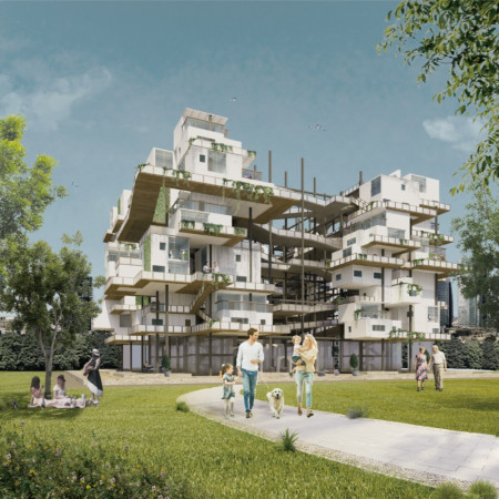 Cross-Laminated Timber Modules with Integrated Community Gardens in Urban Context  