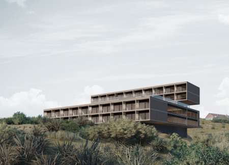Terraced Community Haven Featuring Metal Cladding and Natural Wood Elements
