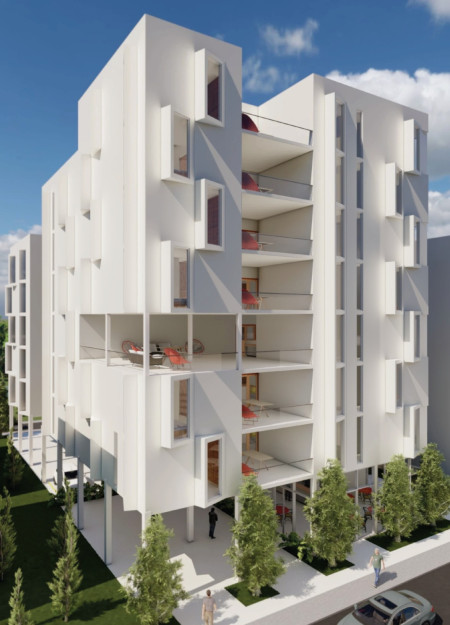 Ventilated Balconies and Aluminum Cladding in Modular Residential Living