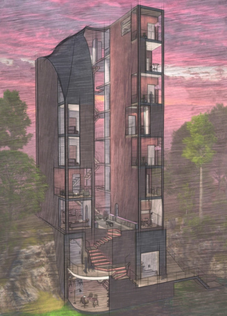Charred Wooden Shingles and Glass Facades Elevate Affordable Living Solutions in Milan