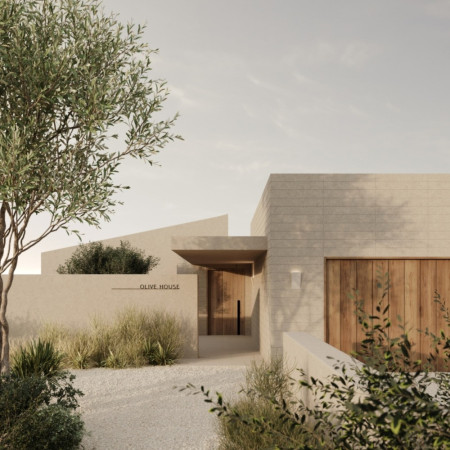 Wellness Retreat Crafted from Rammed Earth and Local Limestone