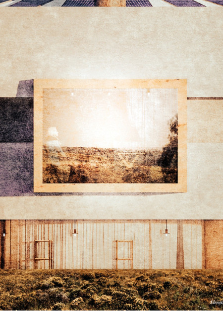 Circular Design Utilizing Sandstone and Timber for Community Living  