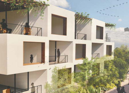 Charred Wooden Shingles and Native Plants in a Sustainable Senior Living Community  