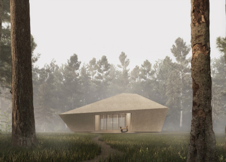 Charred Wooden Shingles and Green Roofs Elevate Community Engagement Spaces  