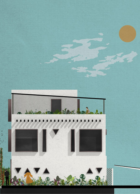 Sustainable Living Through Solar Panels and Biophilic Design Elements in Modular Housing