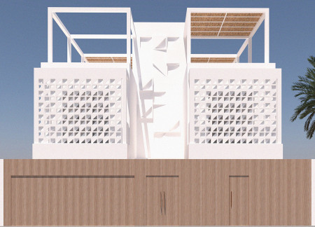 Cross-Laminated Timber Panels and Charred Wood Shingles Shape Versatile Urban Living Spaces