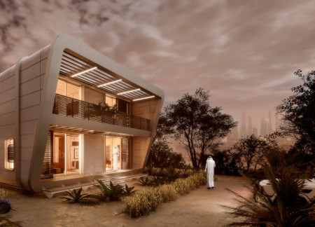 Charred Wooden Shingles and Prefabricated Panels Enhance Modular Residential Design  