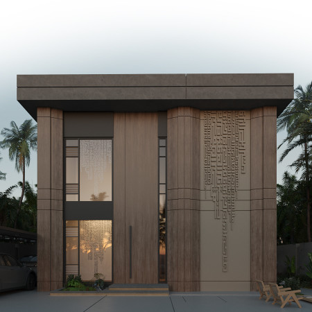 Charred Wooden Shingles and Cross-Laminated Timber Panels Shape a Multifunctional Community Space  