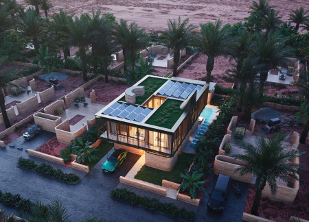 Charred Wood Shingles and Cross-Laminated Timber in a Versatile Community Space