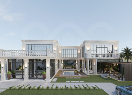 Natural Stone Facades and Expansive Glass Openings in a Family Home Design  