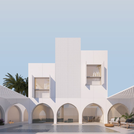 Charred Wooden Shingles and Cross-Laminated Timber Panels Integrate Seamlessly in a Multifunctional Community Space