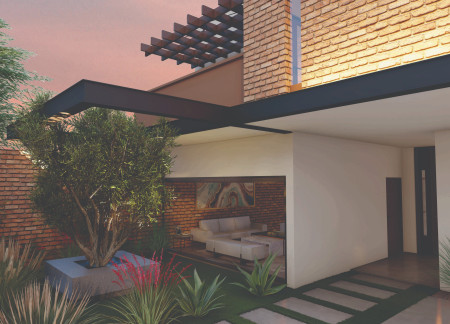 Charred Wooden Shingles and Passive Solar Design in a Community-Centric Space  