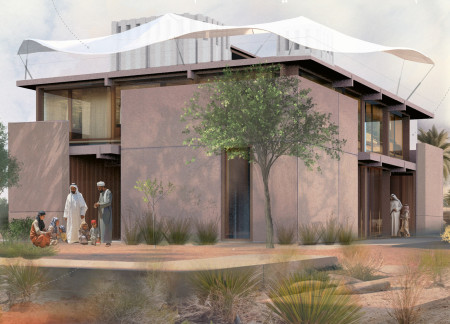 Charred Wooden Shingles and Local Limestone Create a Sustainable Urban Dwelling  