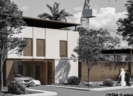 Charred Wooden Shingles and Cross-Laminated Timber Shape an Adaptable Community Hub  