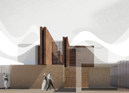 Charred Wooden Shingles and Cross-Laminated Timber Panels Define a Flexibly Designed Community Hub