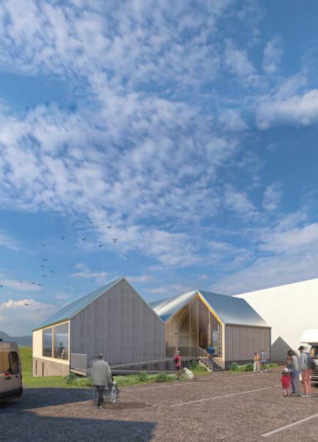 Experience Wellness With Charred Wooden Shingles And Cross-Laminated Timber In A Sustainable Beer Spa  