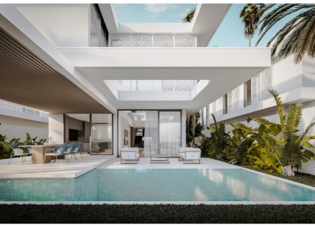 Thermal Brick Facade With Green Roof Integration in Contemporary Residential Design  