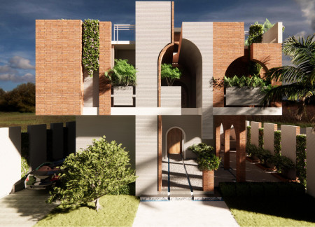 Charred Wooden Shingles and Green Roofs Create a Sustainable Community Hub