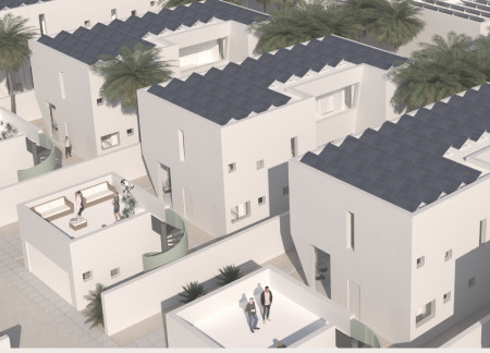 Charred Wooden Shingles Enhancing Urban Sustainability in Multifunctional Community Spaces