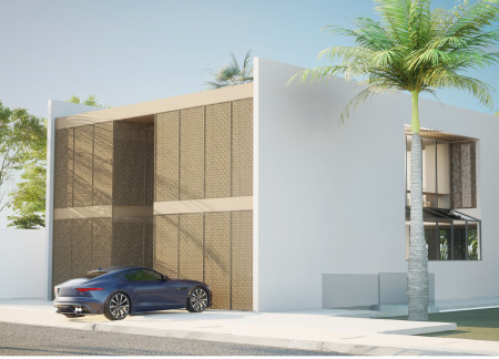 Octagonal Gathering Space with Load-Bearing Masonry and Natural Ventilation  