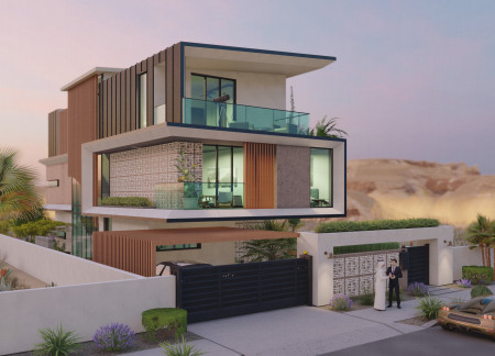 Charred Wooden Shingles Complement Cross-Laminated Timber in Eco-Conscious Community Spaces