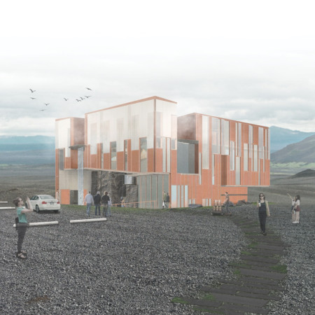 Charred Wooden Shingles and Cross-Laminated Timber Panels Enhance Community Connectivity and Functionality