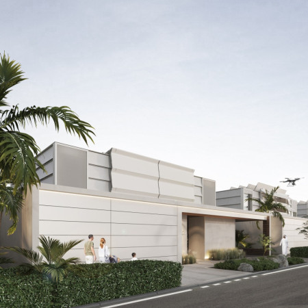 Carbon-Capture Materials Enrich Modular Living Spaces in a Tropical Landscape  