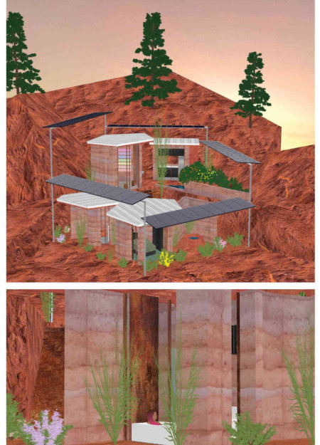 Natural Brown Cedar Cladding and Green Roofing Shape a Sustainable Mountain Retreat