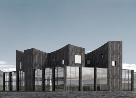 Charred Wood Shingles and Expansive Glazing Enhance Community Connectivity in Urban Development