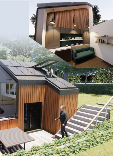Triple-Pane Glass And Biothane Highlight Sustainable Micro Home In New England
